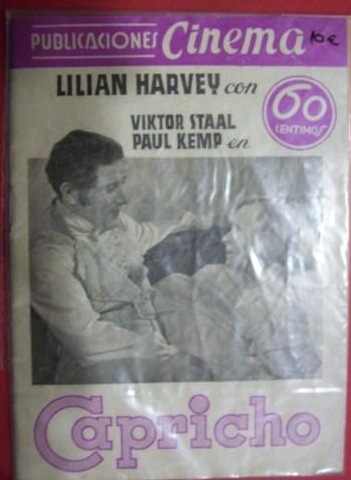 PUBLICACIONES CINEMA magazine side cover Issue 56  