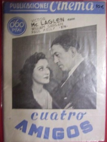 PUBLICACIONES CINEMA magazine side cover Issue 58  