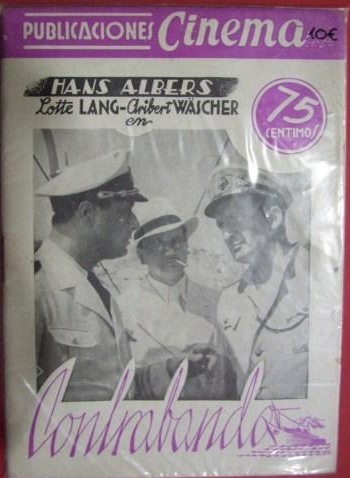 PUBLICACIONES CINEMA magazine side cover Issue 63  