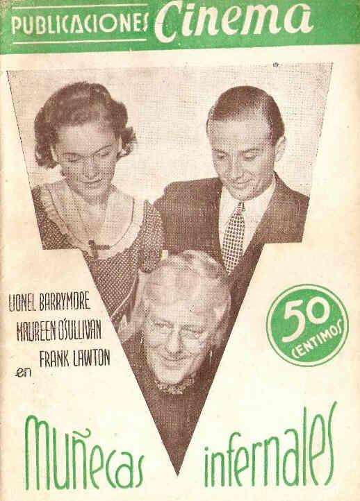 PUBLICACIONES CINEMA magazine side cover Issue 9  
