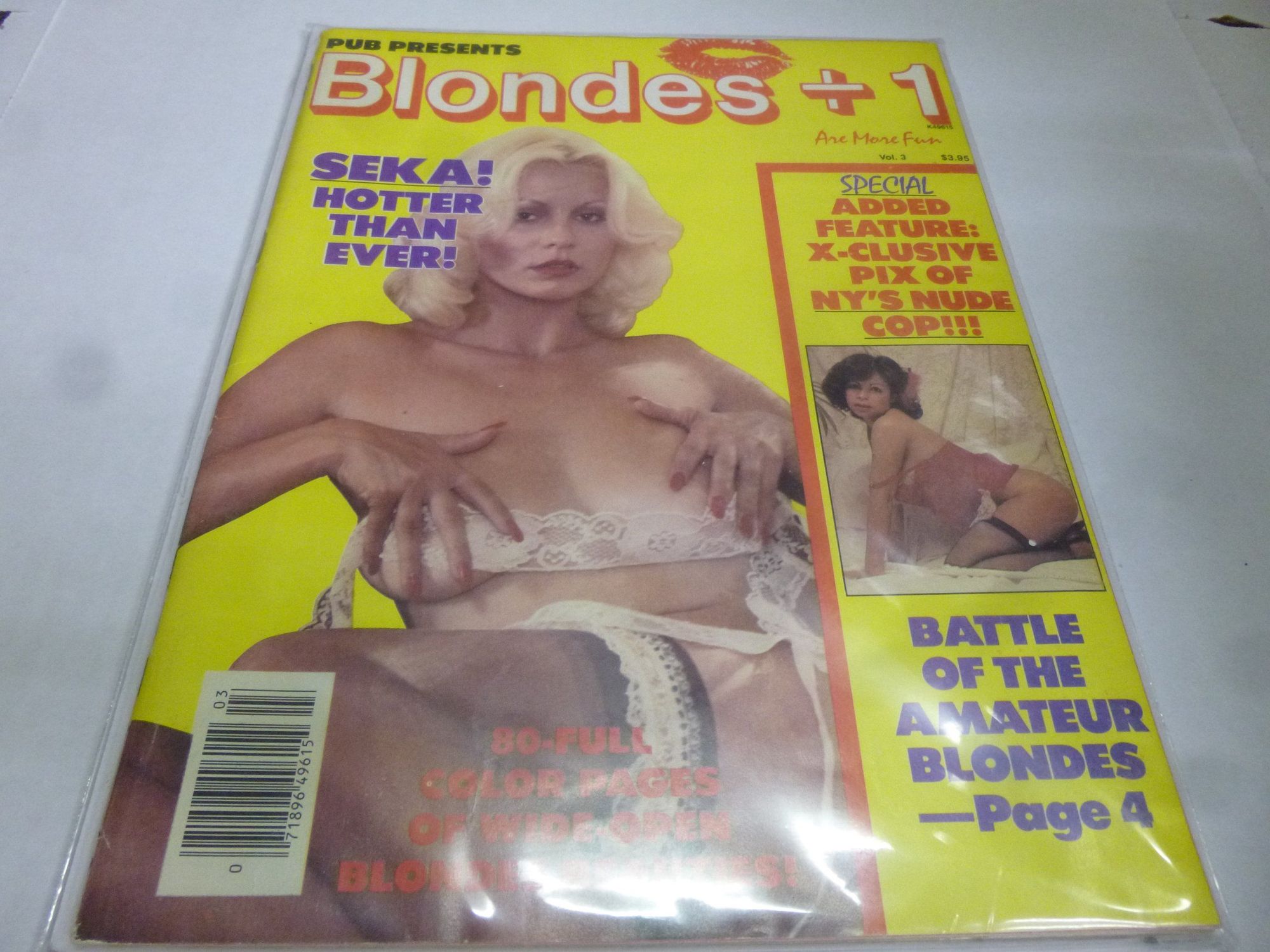 PUB PRESENTS magazine side cover Issue 3   1982