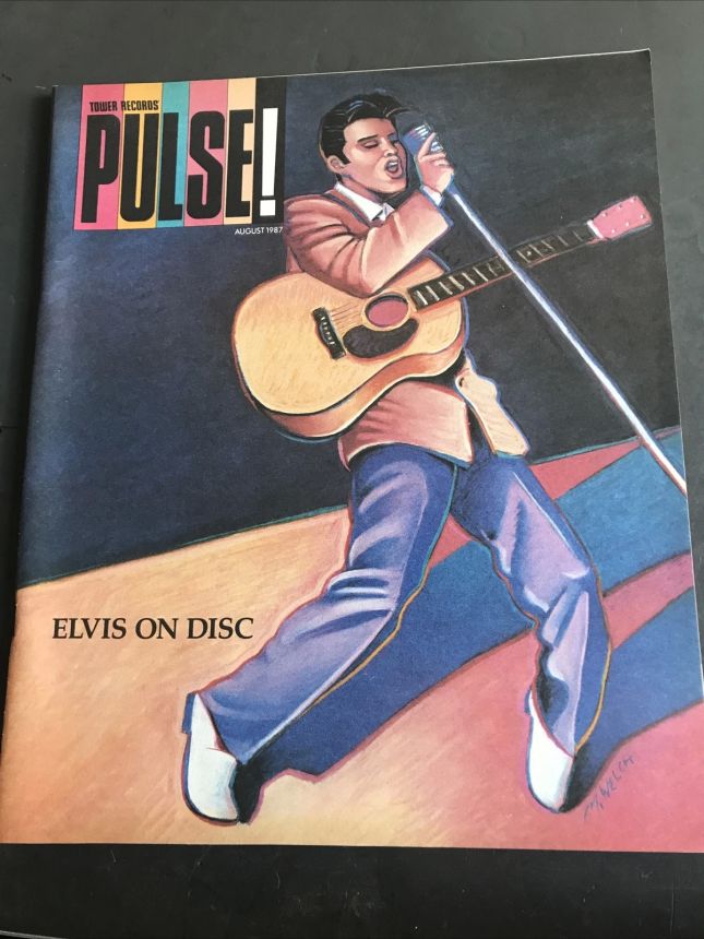 PULSE magazine side cover  August 1987
