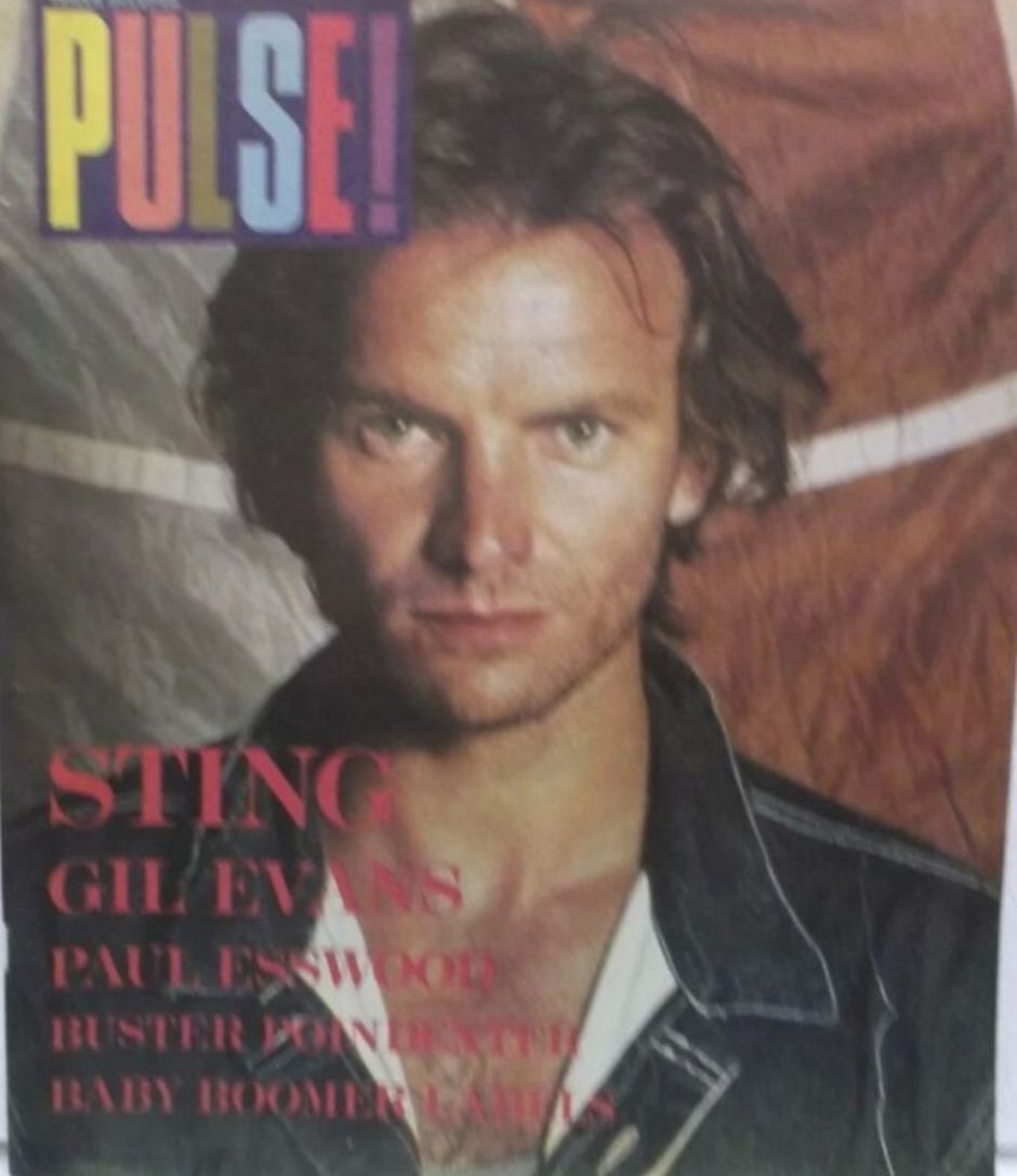 PULSE magazine side cover  November 1987