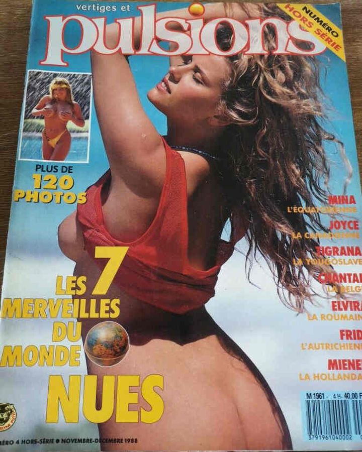 VERTIGES ET PULSIONS magazine side cover Issue 4  Special  November/December 1988