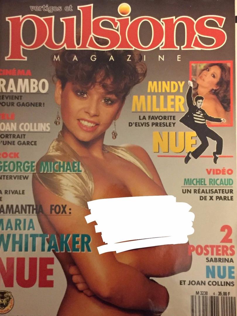 VERTIGES ET PULSIONS magazine side cover Issue 4  1988