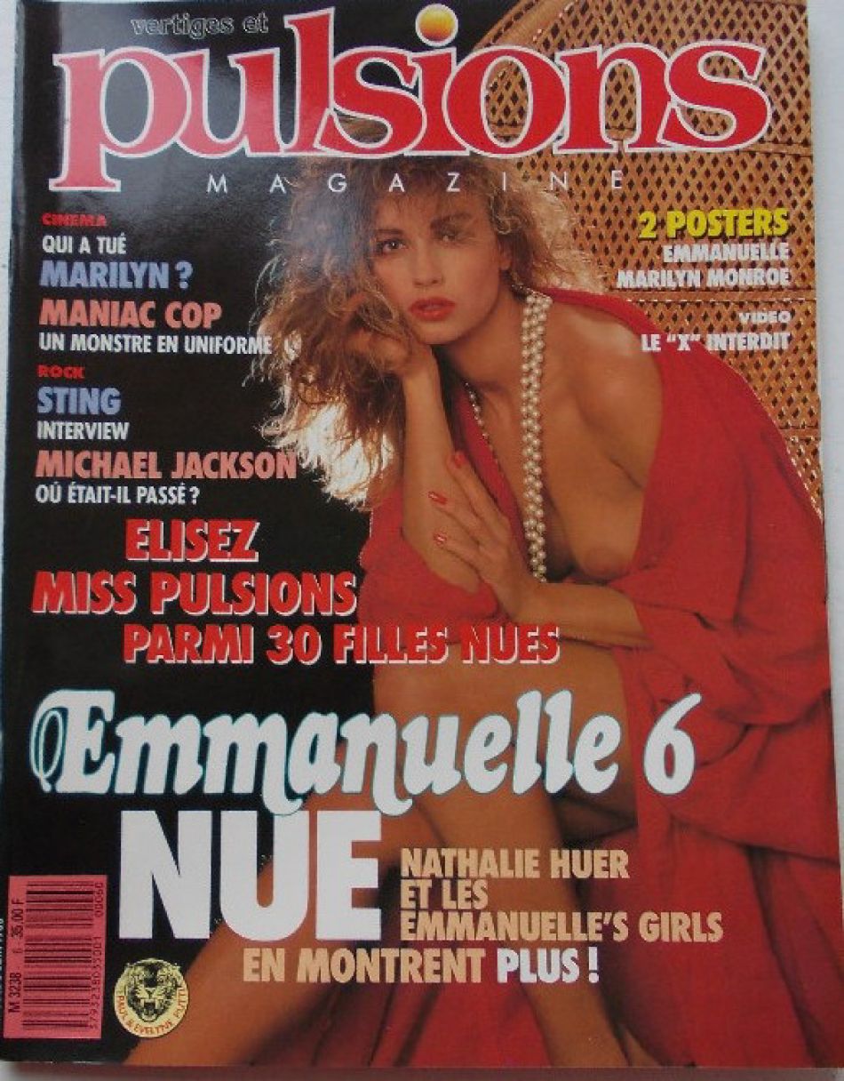 VERTIGES ET PULSIONS magazine side cover Issue 6  1988