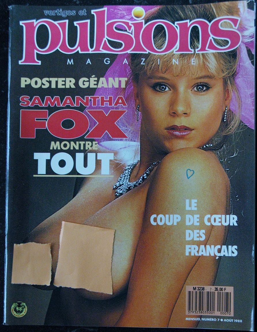 VERTIGES ET PULSIONS magazine side cover Issue 7  1988