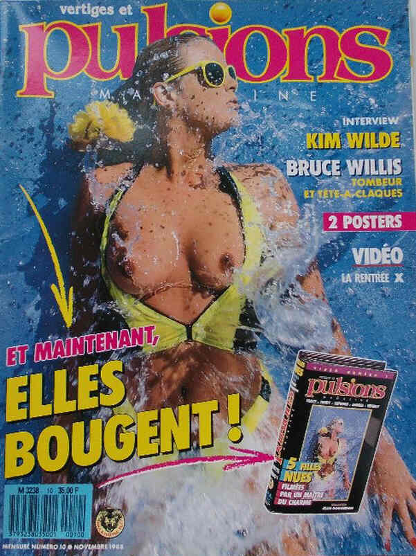 VERTIGES ET PULSIONS magazine side cover Issue 10 November 1988