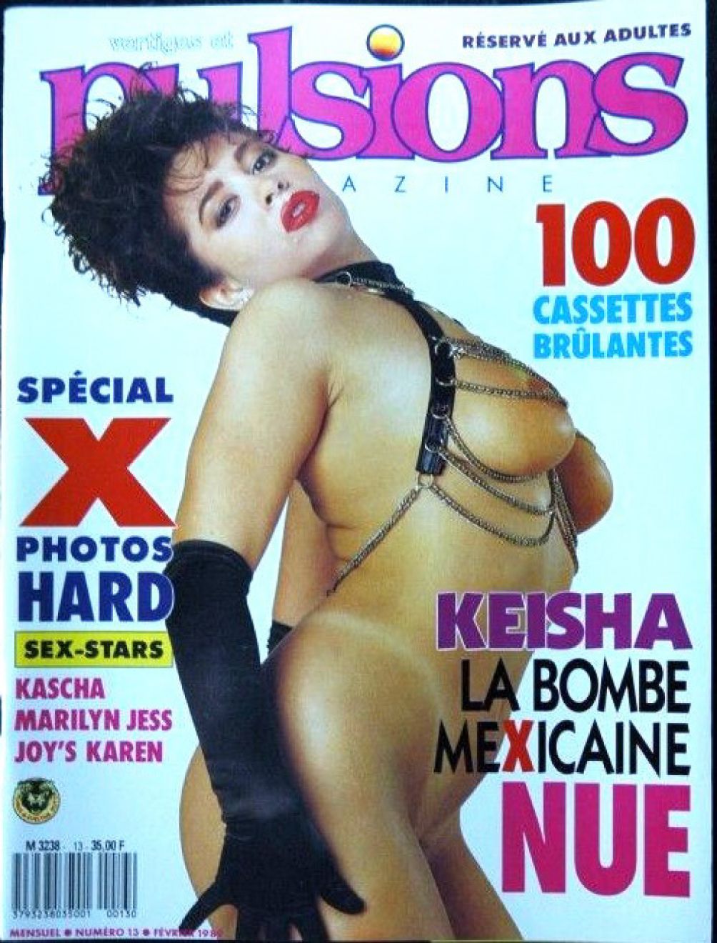 VERTIGES ET PULSIONS magazine side cover Issue 13  