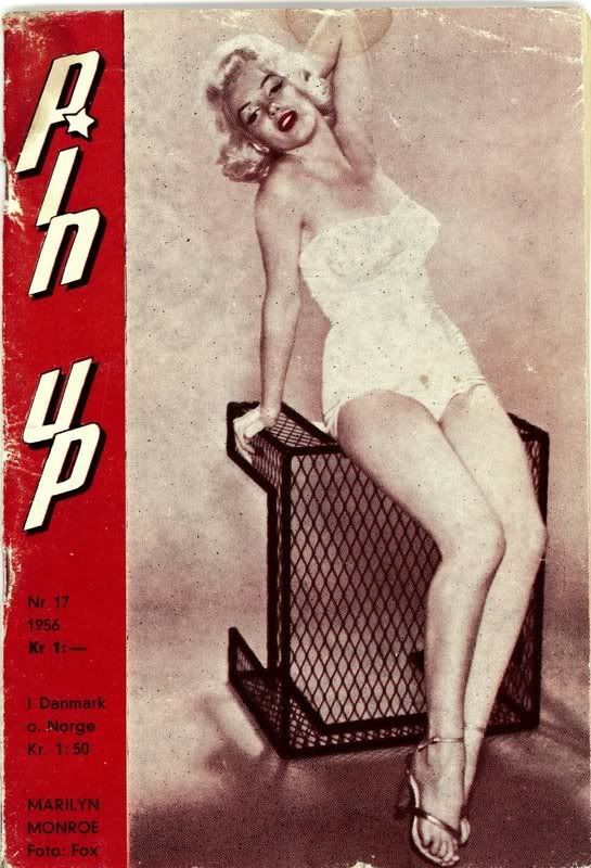 PIN UP magazine side cover Issue 17  1956