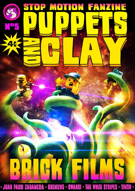 PUPPETS AND CLAY magazine side cover Issue 5  2015