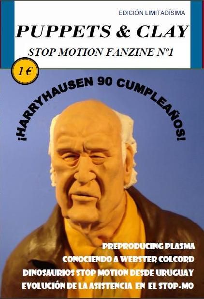 PUPPETS AND CLAY magazine side cover Issue 1 December 2010