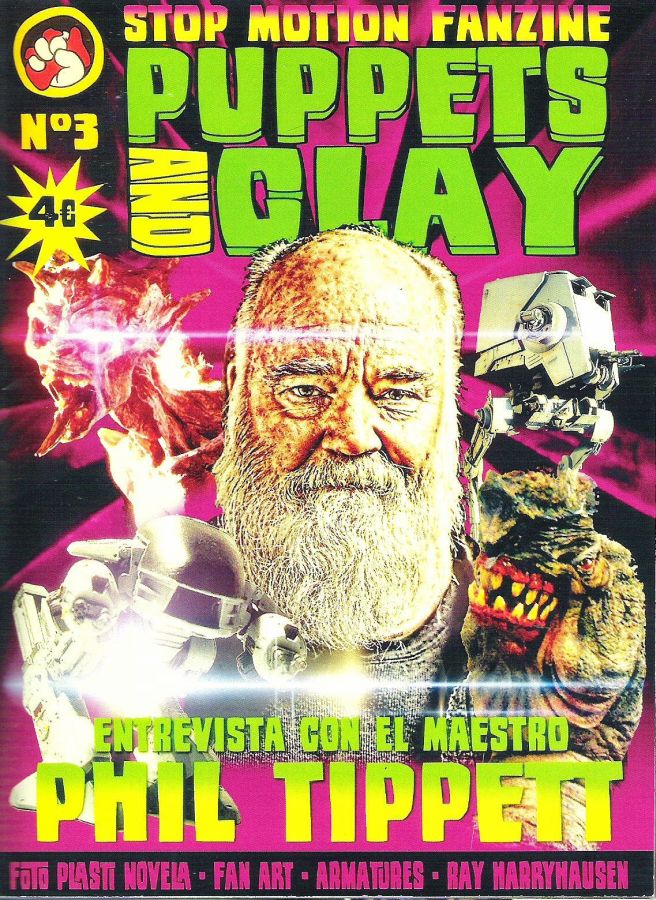 PUPPETS AND CLAY magazine side cover Issue 3  2014