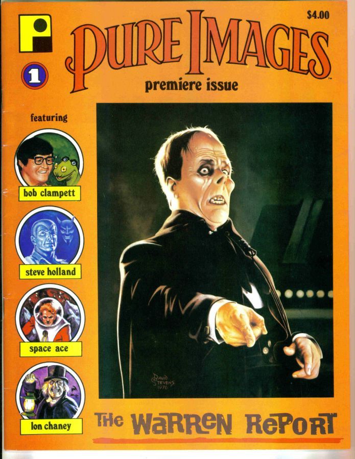 PURE IMAGES magazine side cover Issue 2  Vol 2 # 1  1986