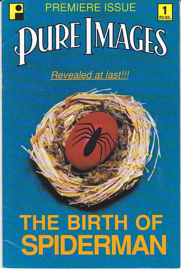 PURE IMAGES magazine side cover Issue 3  Vol 3 # 1  1990