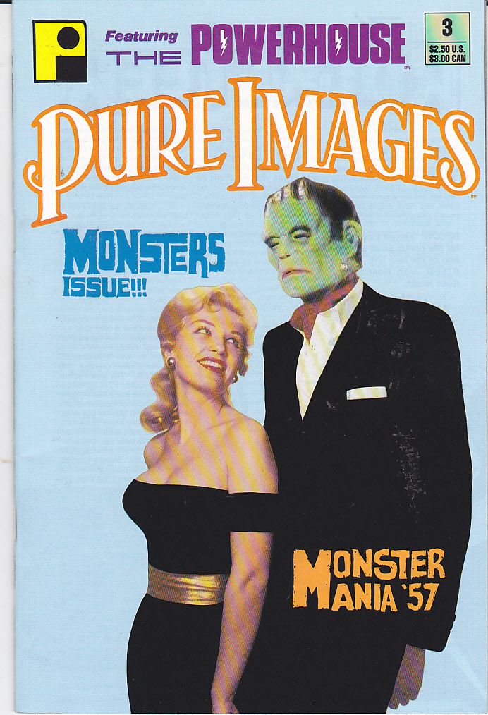 PURE IMAGES magazine side cover Issue 5  Vol 3 # 3 March/April 1991