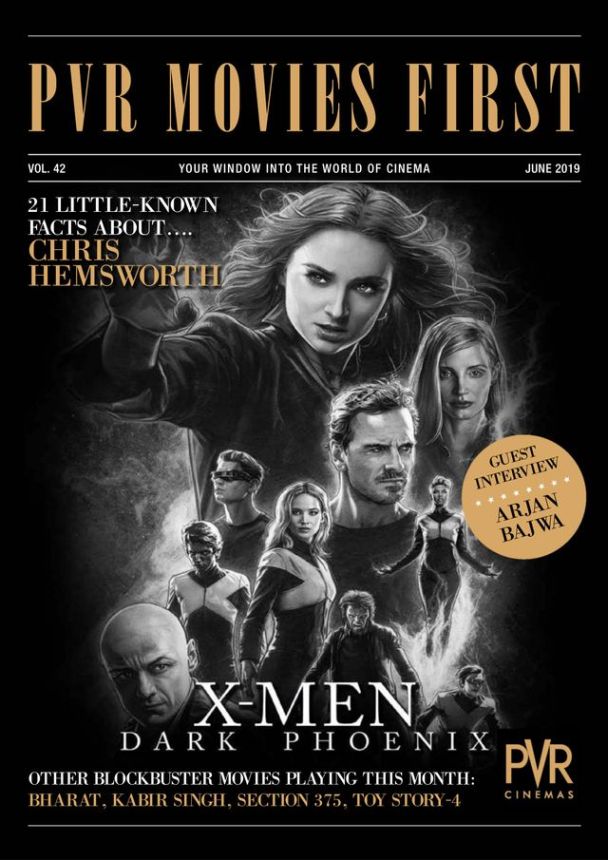 PVR MOVIES FIRST magazine side cover  June 2019