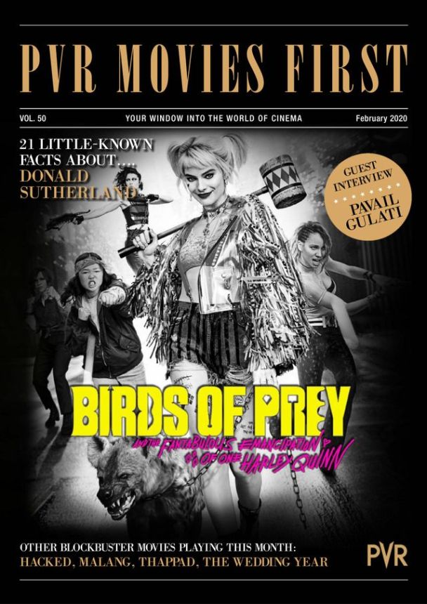 PVR MOVIES FIRST magazine side cover  February 2020