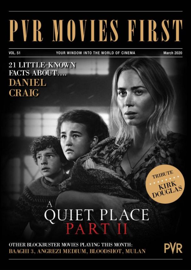 PVR MOVIES FIRST magazine side cover  March 2020