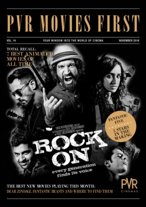 PVR MOVIES FIRST magazine side cover November 2016