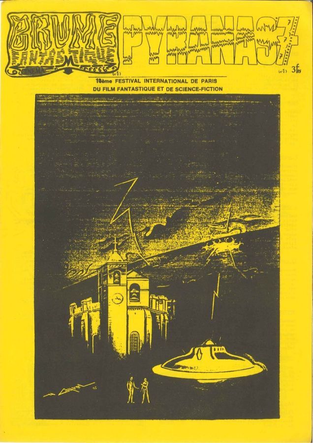 BRUME FANTASTIQUE PYRANAS SEVEN magazine side cover Issue 1   1981