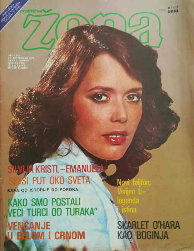 PRAKTICNA ZENA magazine side cover Issue 581 23 September 1978