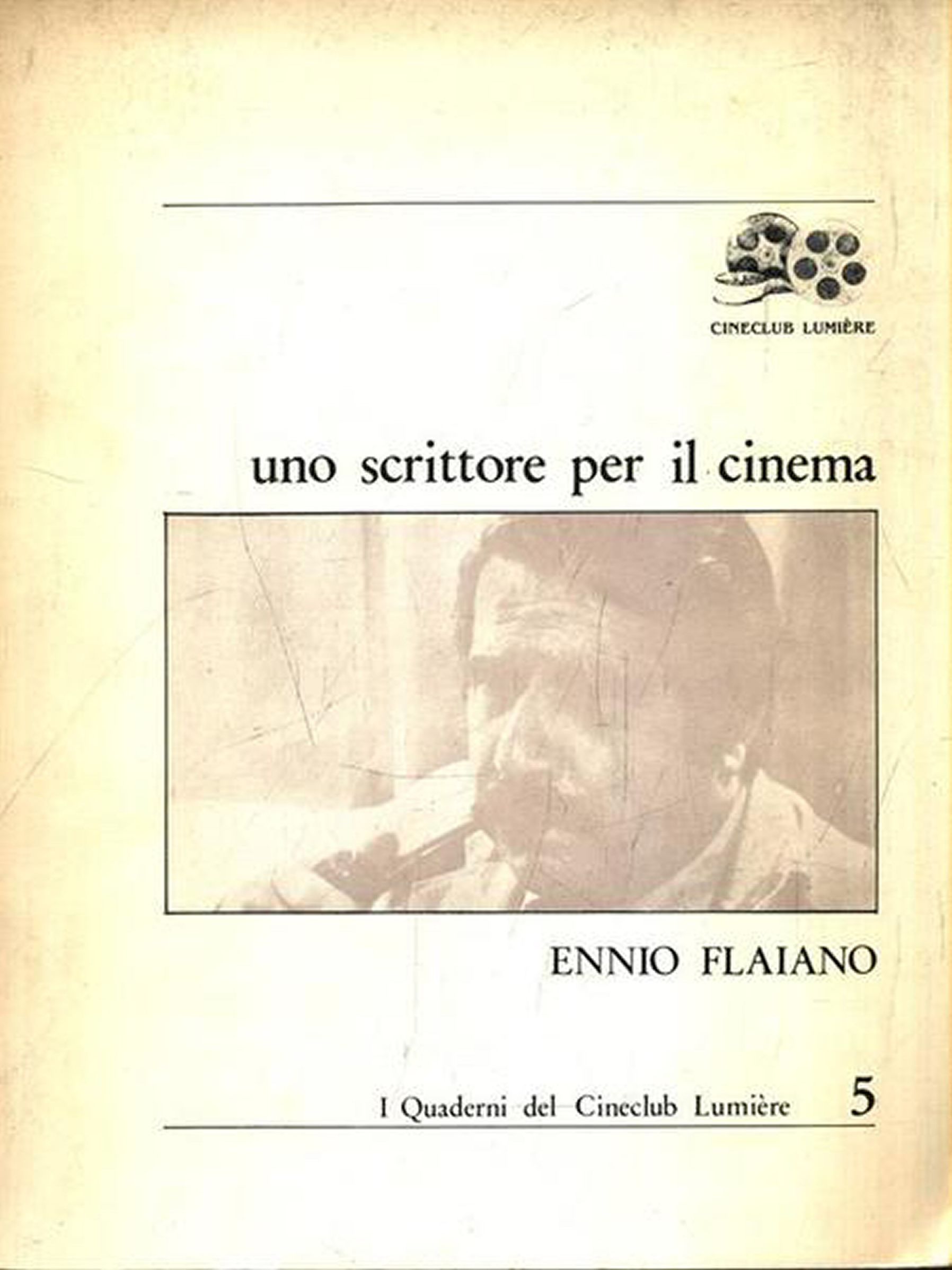 QUADERNI DEL CINECLUB LUMIERE magazine side cover Issue 5   1982