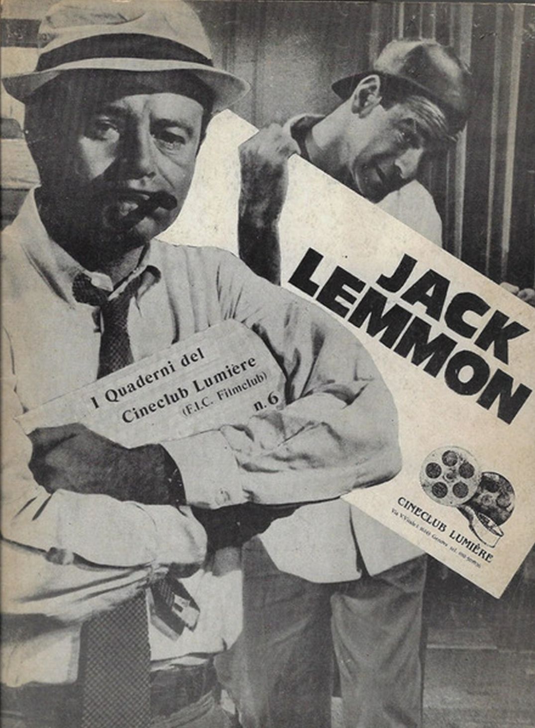QUADERNI DEL CINECLUB LUMIERE magazine side cover Issue 6   1982