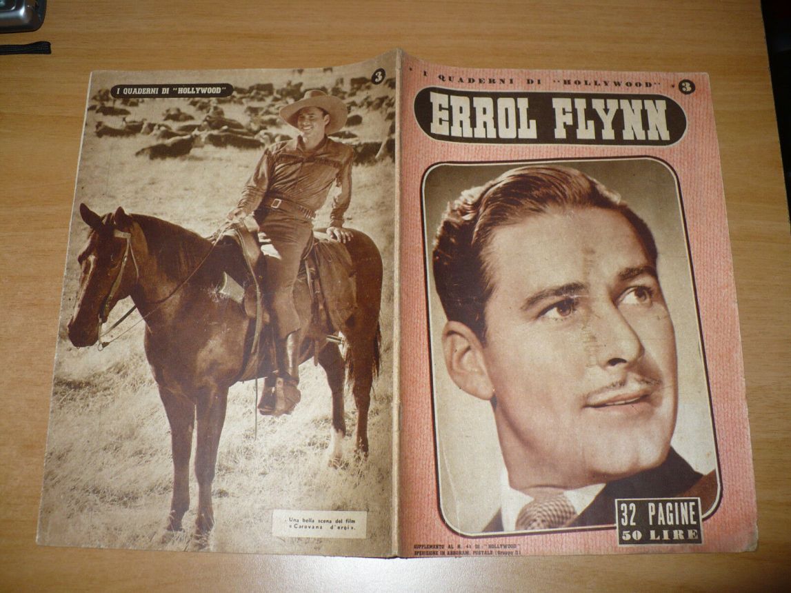 QUADERNI DI HOLLYWOOD magazine side cover Issue 3   1947