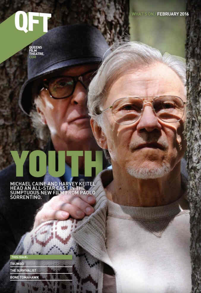 QUEENS FILM THEATRE magazine side cover  February 2016