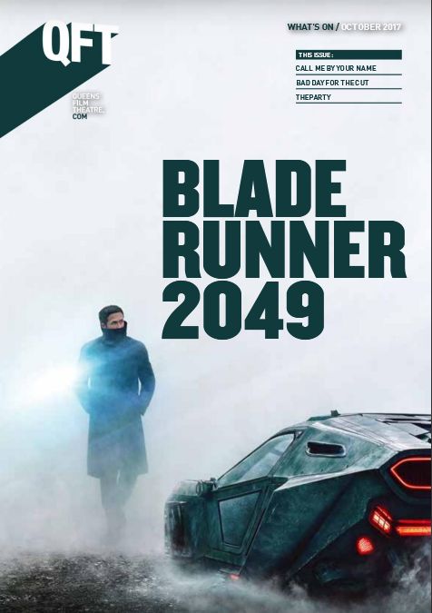 QUEENS FILM THEATRE magazine side cover  October 2017