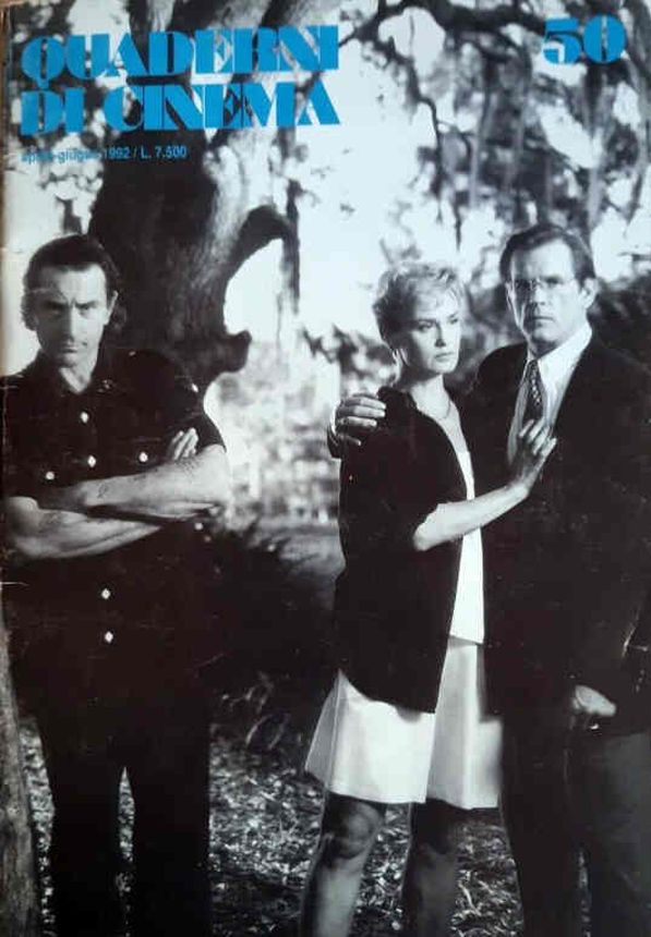 QUADERNI DI CINEMA magazine side cover Issue 50  April/June 1992
