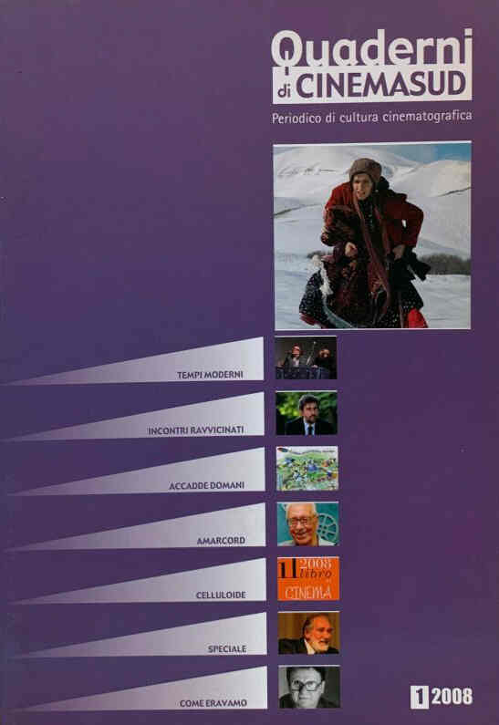 QUADERNI DI CINEMASUD magazine side cover Issue 1  2008