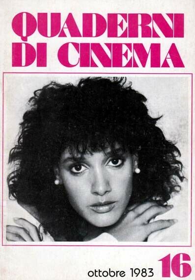 QUADERNI DI CINEMA magazine side cover Issue 16  October 1983