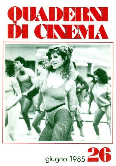QUADERNI DI CINEMA magazine side cover Issue 26  June 1985