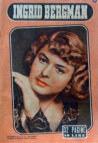 QUADERNI DI HOLLYWOOD magazine side cover Issue 4  1947