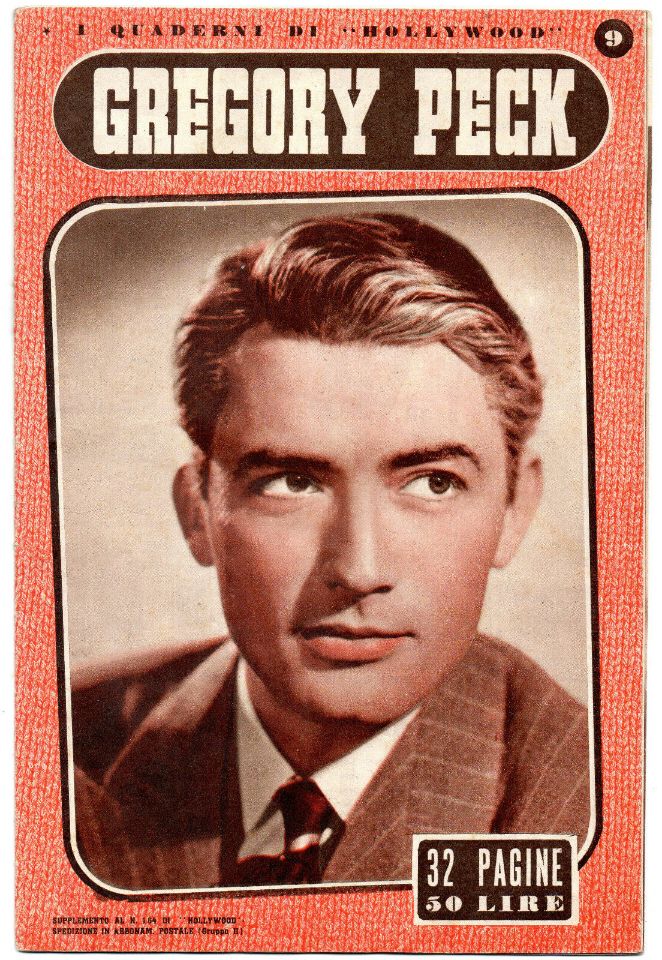 QUADERNI DI HOLLYWOOD magazine side cover Issue 9  Supplement to Hollywood #164  1948