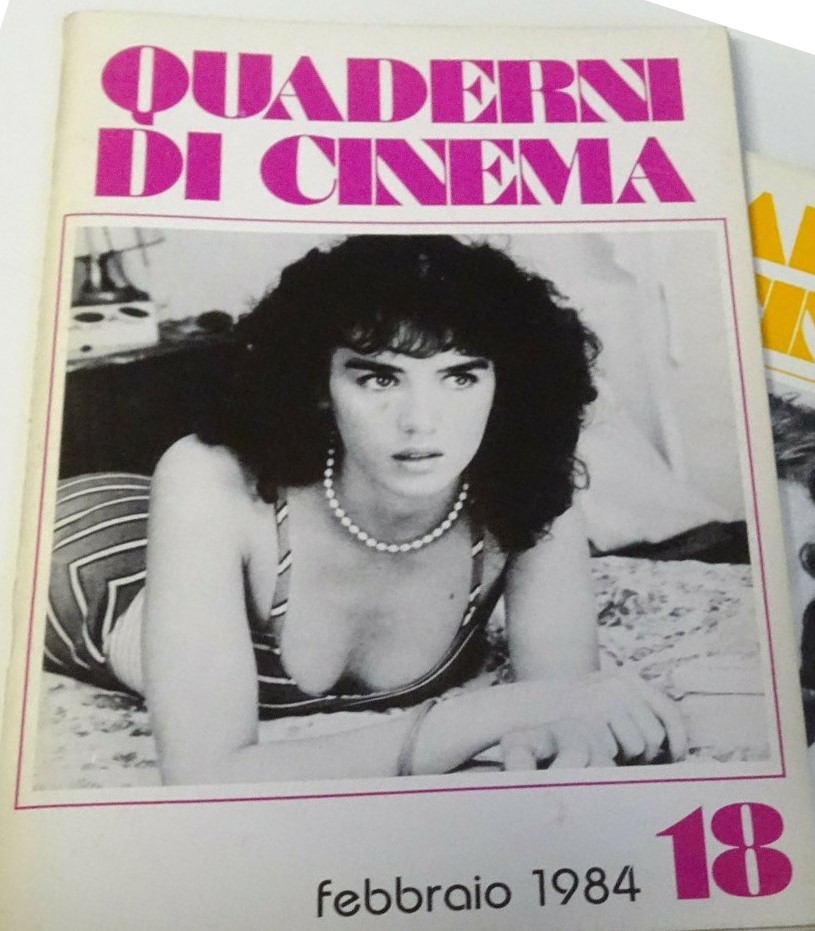 QUADERNI DI CINEMA magazine side cover Issue 18  February 1984