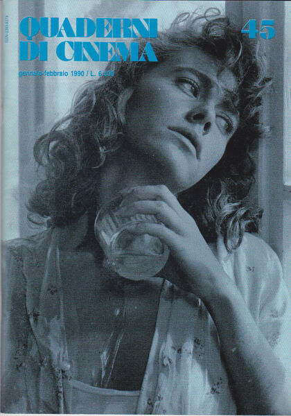 QUADERNI DI CINEMA magazine side cover Issue 45  January/February 1990