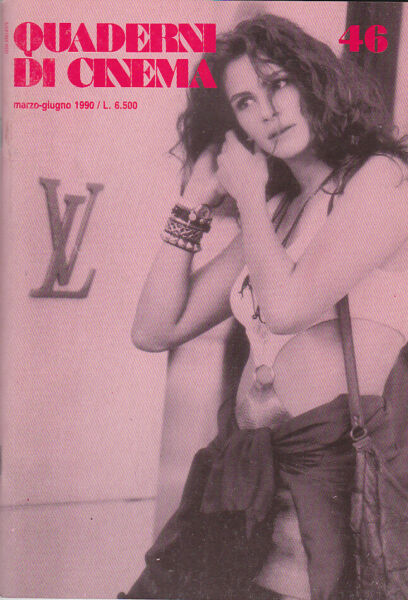 QUADERNI DI CINEMA magazine side cover Issue 46  March/June 1990