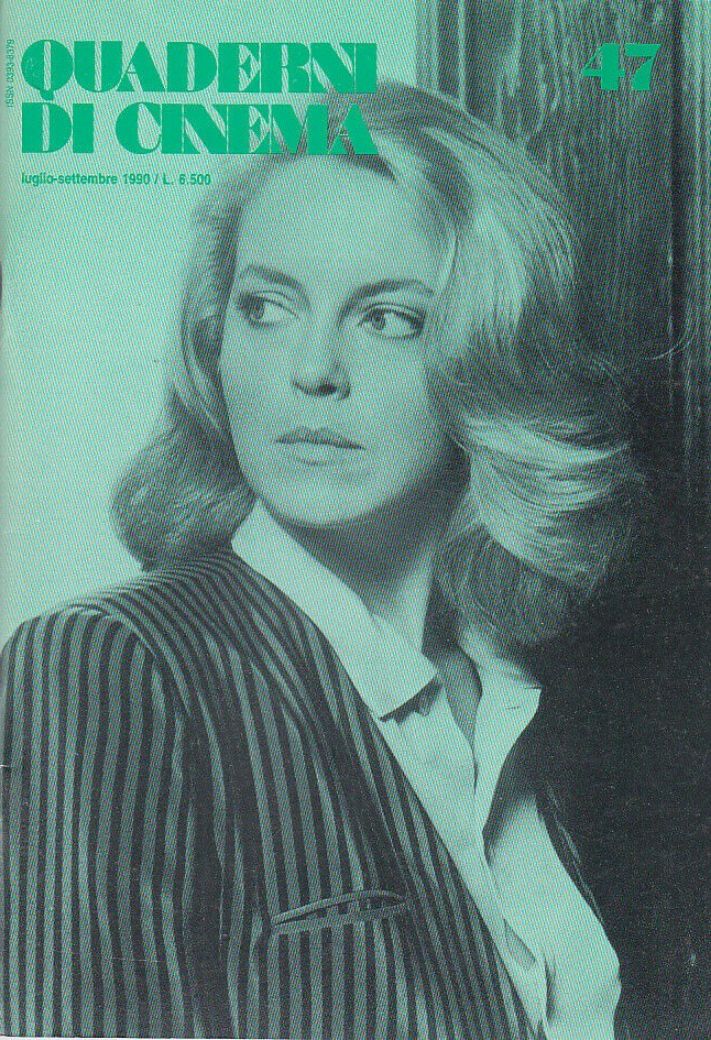 QUADERNI DI CINEMA magazine side cover Issue 47  July/September 1990