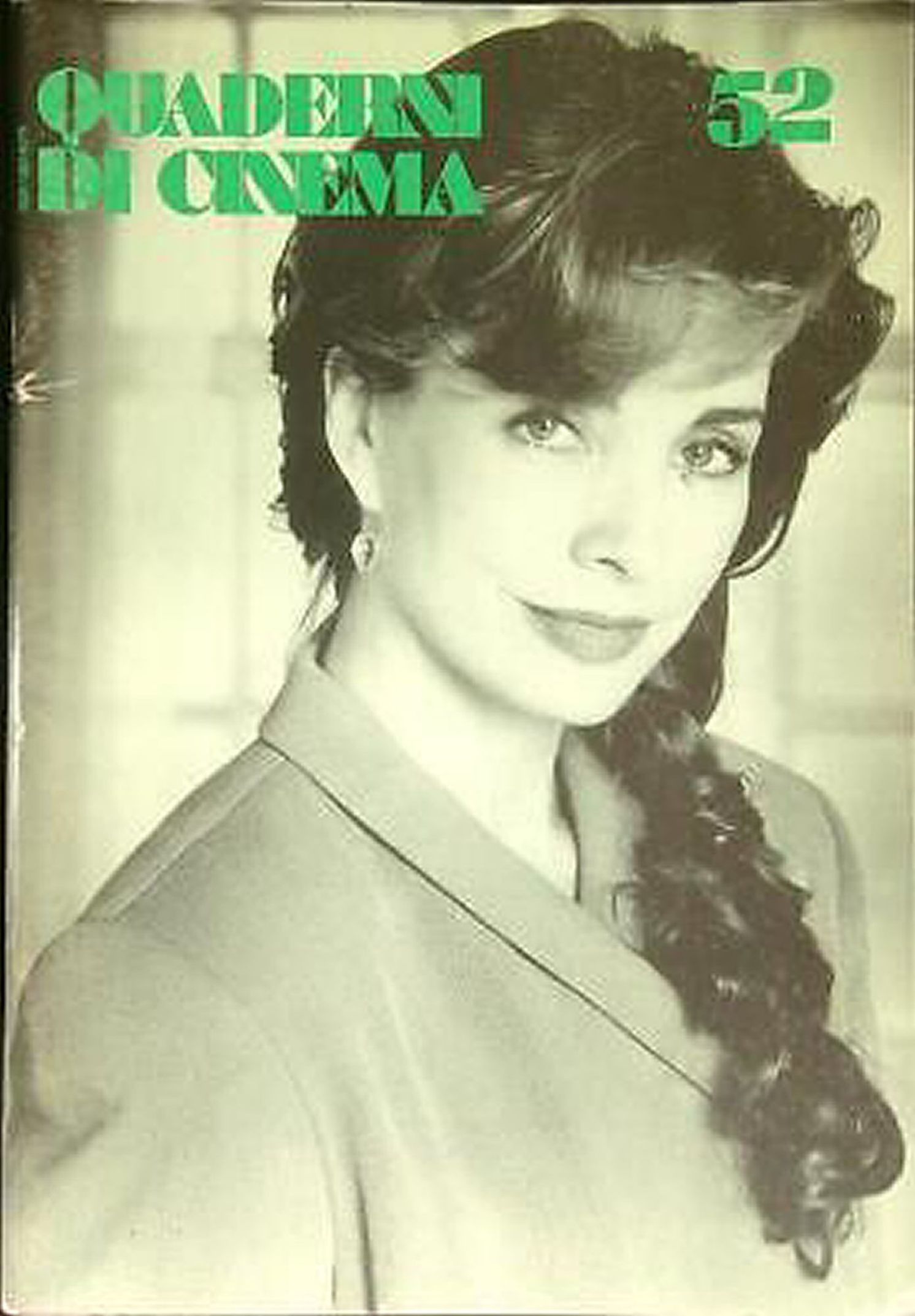 QUADERNI DI CINEMA magazine side cover Issue 52  October/December 1992