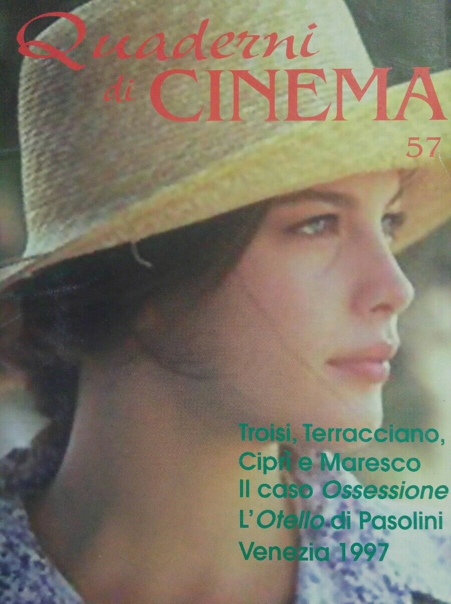 QUADERNI DI CINEMA magazine side cover Issue 57  January/March 1998
