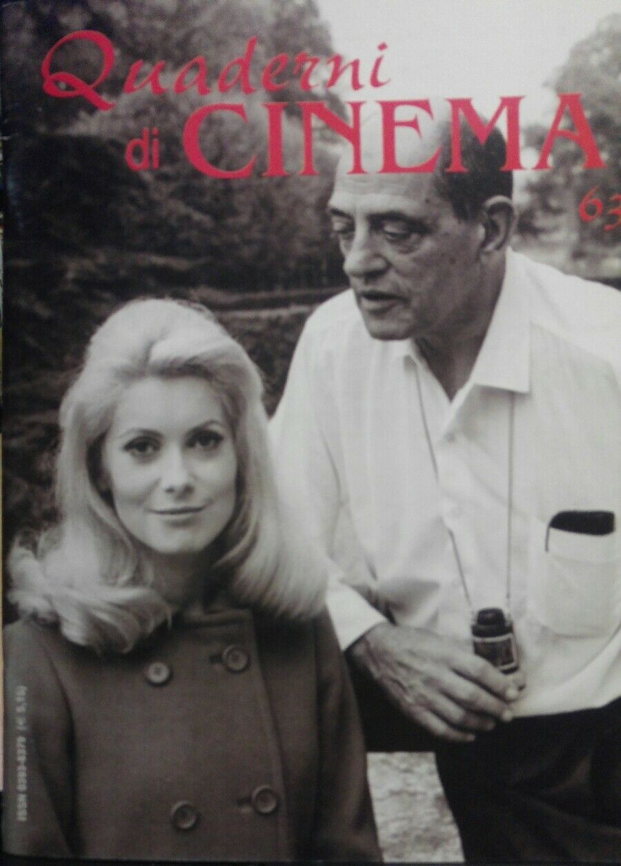 QUADERNI DI CINEMA magazine side cover Issue 63  October/December 2000