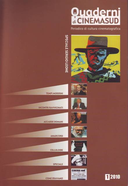 QUADERNI DI CINEMASUD magazine side cover Issue 1   2010