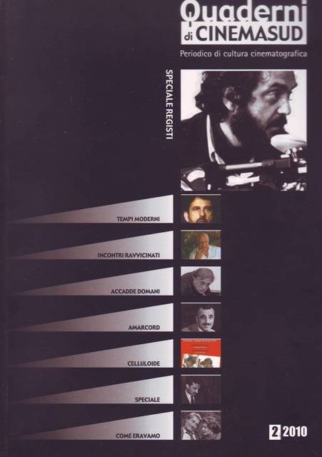 QUADERNI DI CINEMASUD magazine side cover Issue 2   2010
