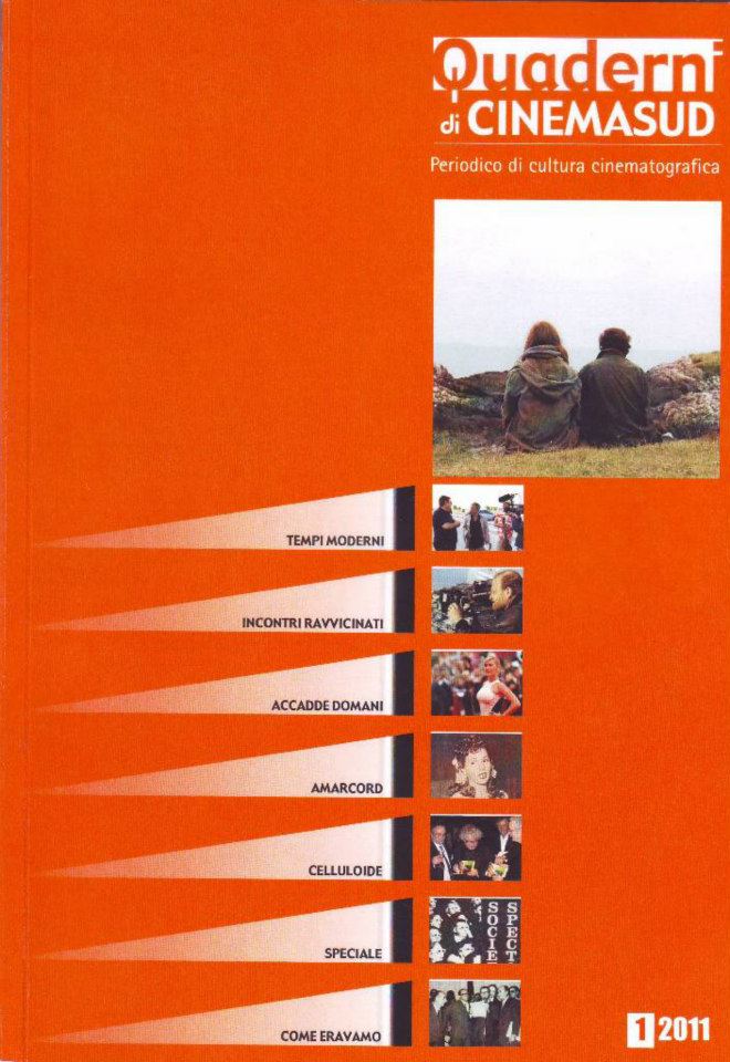 QUADERNI DI CINEMASUD magazine side cover Issue 1   2011