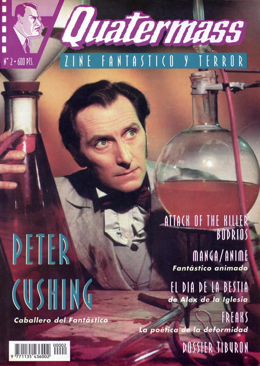 QUATERMASS magazine side cover Issue 2 October 1995