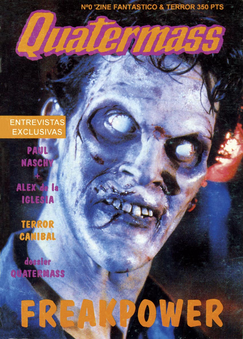 QUATERMASS magazine side cover June 1993
