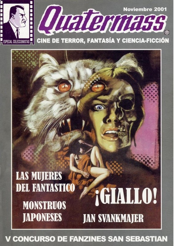QUATERMASS magazine side cover  Special  November 2001